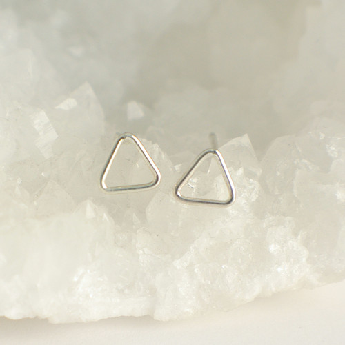 Triangle Outline - Silver