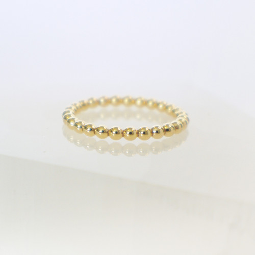 Thick Bubble Band - Gold