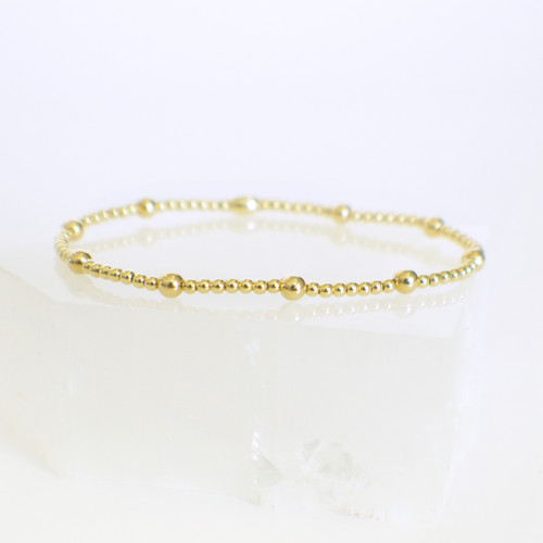 Beaded Bracelet #3 - Gold