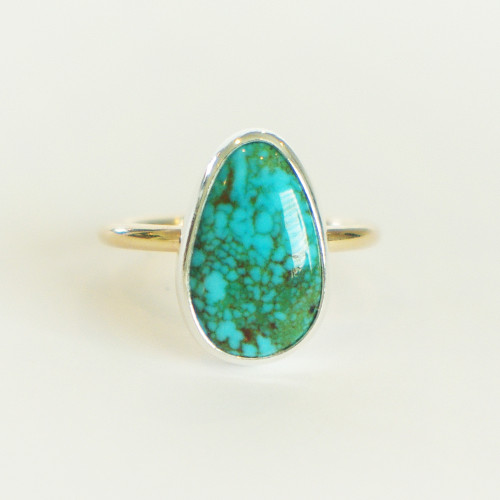 Turquoise A Silver/Gold Size 4.5-8.5