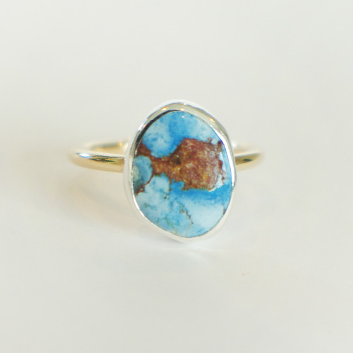 Golden Hills Turquoise Silver/Gold Size 4.5-8.5
