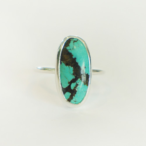 Turquoise B Silver Size 5-9