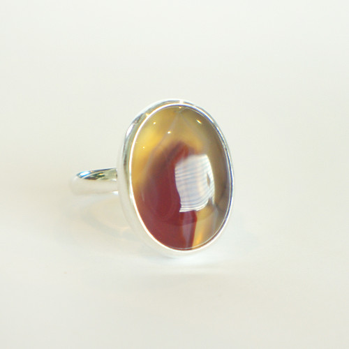 Madagascar Agate Silver Size 5-9