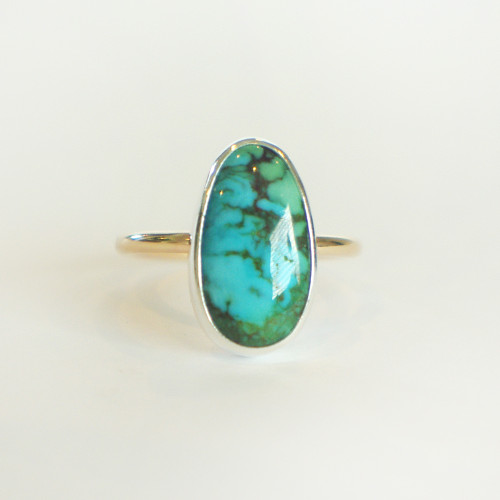 Tuquoise A Silver/Gold Size 5-9