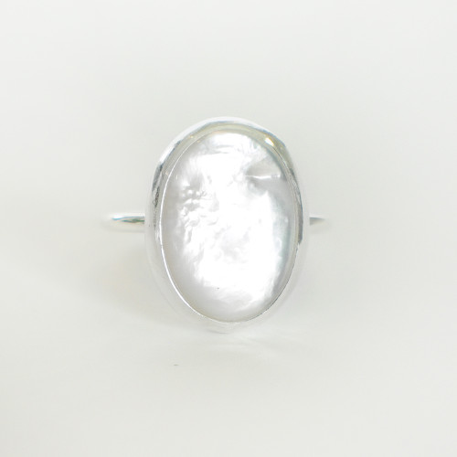 Mother of Pearl Silver A Size 5.5-9.5