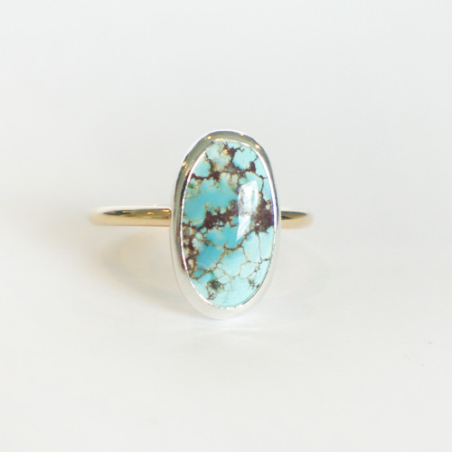 Turquoise F Silver/Gold Size 5.5-9.5