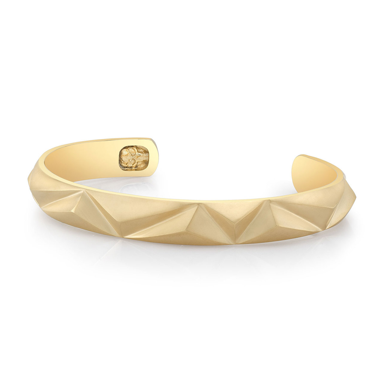 Open bracelet Pyramid cuff bracelet made in solid gold Rose pyramid bracelet Gold cuff bangle, Pyramid shaped Pyramid bangle bracelet