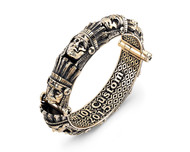 Custom 18K gold EL INDIO Bangle Bracelet