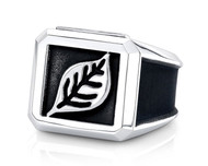 Custom Sterling Silver L'Atelier Block Ring