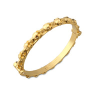 18K Gold Skull Ring