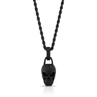 Black PVD Skull Necklace
