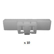 VOLVO 240 SERIES 1979 - 1983 WINDSCREEN CLIP WHITE PACK OF 10