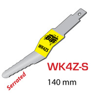 BTB SERRATED ''Z'' BLADE for GLASS REMOVAL (140mm)