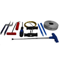 WINDSCREEN REMOVAL KIT 9 PIECE GLUE TOOL BONDED GLASS WIRE CUT OUT