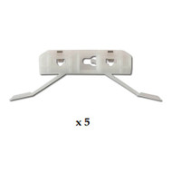 BMW 3 SERIES F30 2011 - ON WINDSCREEN SIDE MOULDING CLIP WHITE PACK OF 5