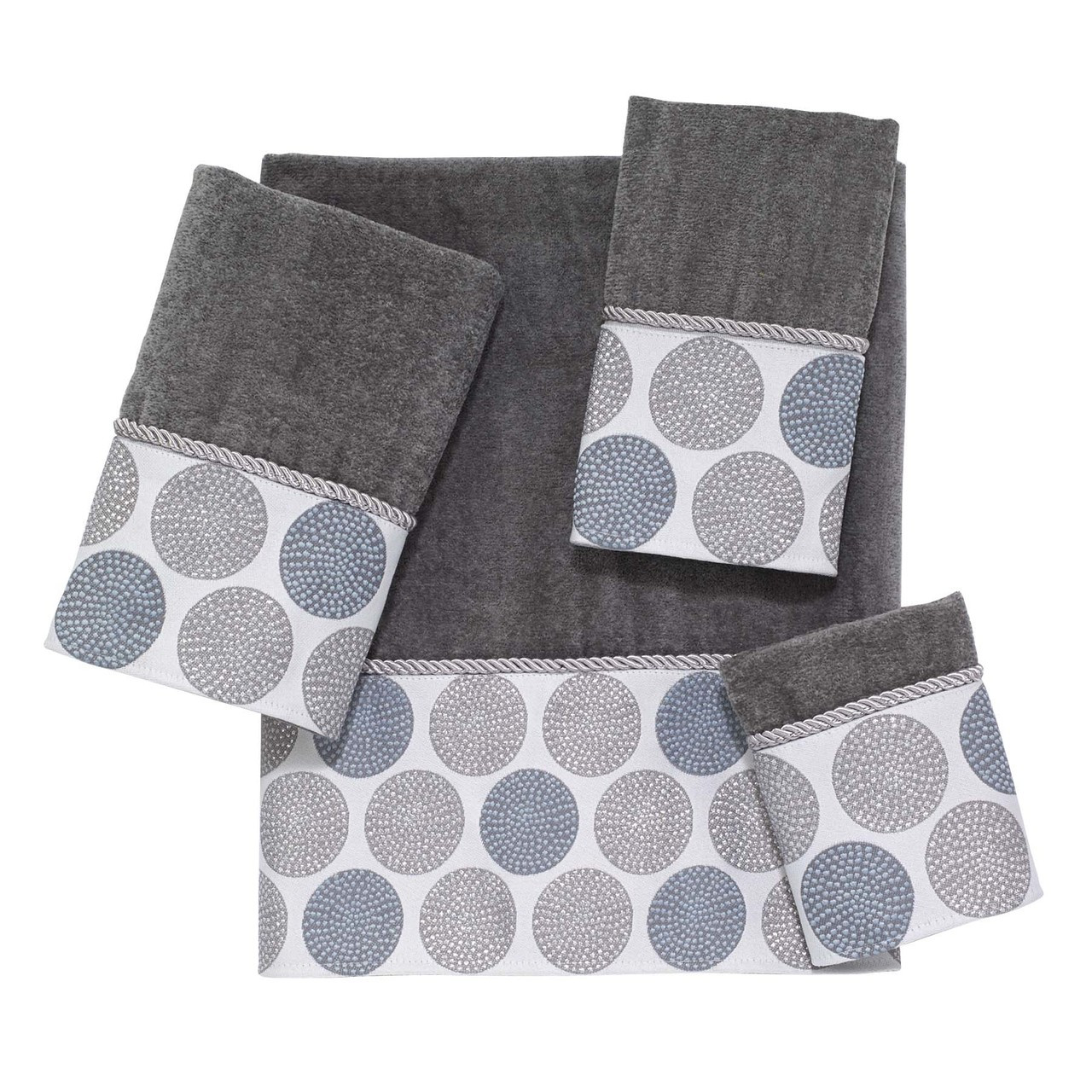 Avanti Linens Dotted Circles Hand Towel