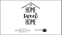 Dan Rock Home Sweet Home Design 8x14 Cutting Board 