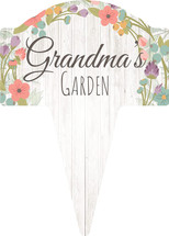 Personalized Floral Print Aluminum Yard Sign 10x14