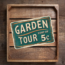 Vintage-Metall-Warnschild 'This Property Is Protected By A Highly Trained Squirrel' – 30,5x20,3 Cm