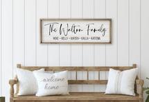 Laura Alexander Framed UV Sign 10x30