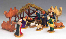 33410 -  Nativity, Set of 14 - Lemax Christmas Village Table Pieces