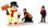 04511 -  Frosty's Friendly Greeting, Set of 2 B/O (4.5v) -  Lemax Christmas Village Table Pieces