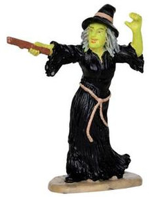32117 - Witch Casts Spell  - Lemax Spooky Town Halloween Village Figurines