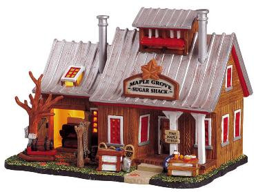 55235 - Maple Grove Sugar Shack - Lemax Vail Village Christmas Houses & Buildings