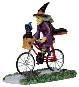 32109 - Be-Witching Bike Ride  - Lemax Spooky Town Halloween Village Figurines
