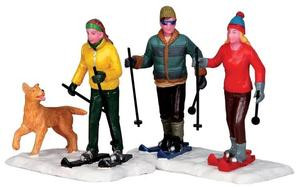 32131 - Cross-Country Friends, Set of 2  - Lemax Christmas Village Figurines