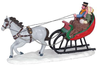 63571 -  Sleigh Ride - Lemax Christmas Village Table Pieces