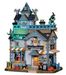 05005 - Black Cauldron Boo-tique,  with 4.5v Adaptor - Lemax Spooky Town Houses