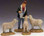 12499 -  The Good Shepherd, Set of 4 - Lemax Christmas Village Figurines