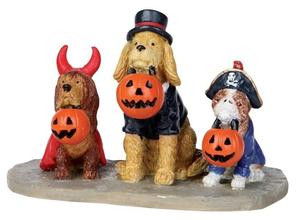 12887 - Trick or Dog Treats - Lemax Spooky Town Halloween Village Figurines