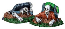 22007 - Zombies!!!, Set of 2  - Lemax Spooky Town Halloween Village Figurines