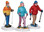 22033 - Snowshoe Walkers, Set of 3  - Lemax Christmas Village Figurines