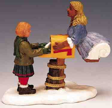 32674 -  Get The Mail - Lemax Christmas Village Figurines