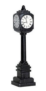 74634 -  Street Clock - Lemax Christmas Village Misc. Accessories