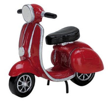 74610 -  Red Mopeds - Lemax Christmas Village Misc. Accessories
