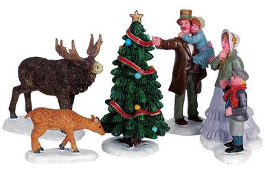 62315 -  How Beautiful!, Set of 5 - Lemax Christmas Village Figurines