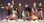 92356 -  Village People Christmas Figurines, Set of 6 - Lemax Christmas Village Figurines