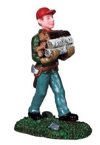 92628 -  Fuel for the Fire - Lemax Christmas Village Figurines