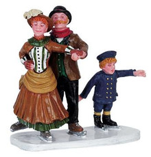 62249 -  Skating Follies - Lemax Christmas Village Figurines