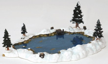 94387 -  Mill Pond, Set of 6 - Lemax Christmas Village Landscape Items