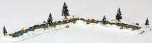 94403 -  Mill Stream, Set of 11 - Lemax Christmas Village Landscape Items
