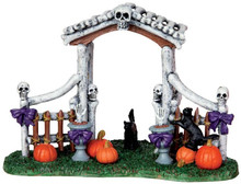 43064 - Bone Arbor  - Lemax Spooky Town Halloween Village Accessories