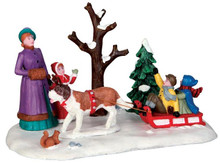 43097 - Sleigh Rides  - Lemax Christmas Village Table Pieces