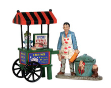 52311 - Zombie Brains Foodcart, Set of 2 - Lemax Spooky Town Figurines
