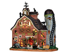 55916 - Dilapidated Barn (No Color Box) - Lemax Spooky Town Houses