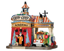 55905 - Creepy Clown Academy, with 4.5-Volt Adaptor - Lemax Spooky Town Houses
